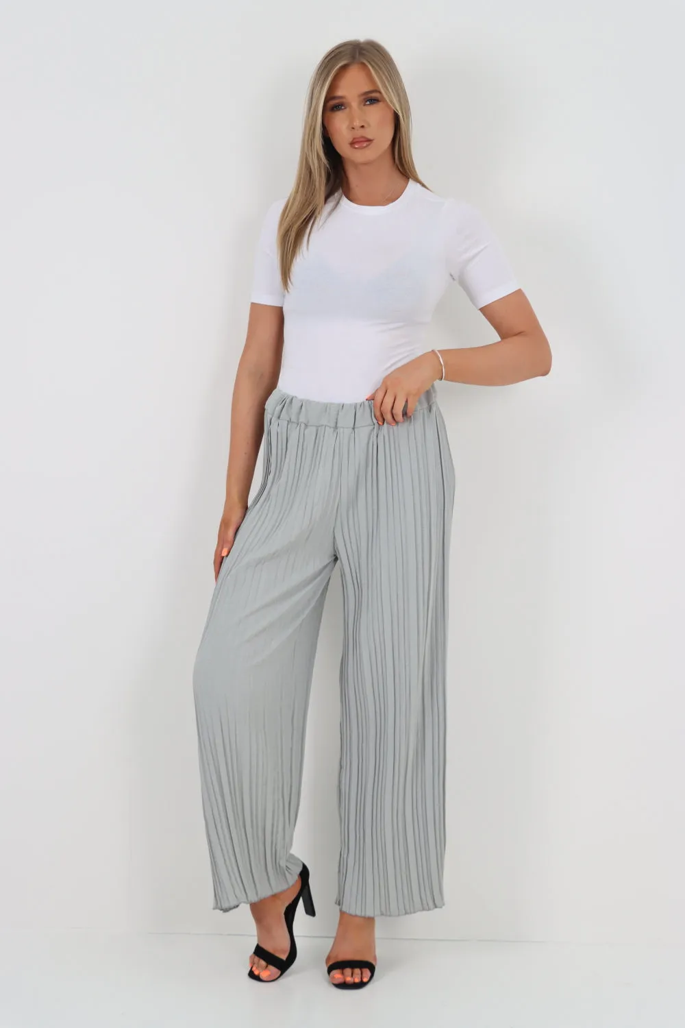 Italian Ladies Pleated Trousers