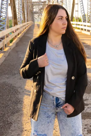 Kelly Linen Blazer Jacket